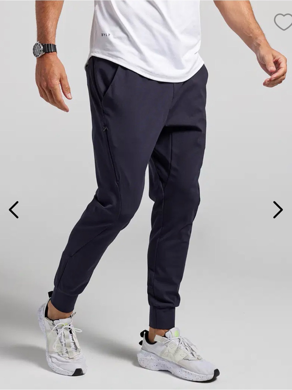 💙 BYLT Premium Basics Active Jogger Navy Size XL Pants Athlesiure
